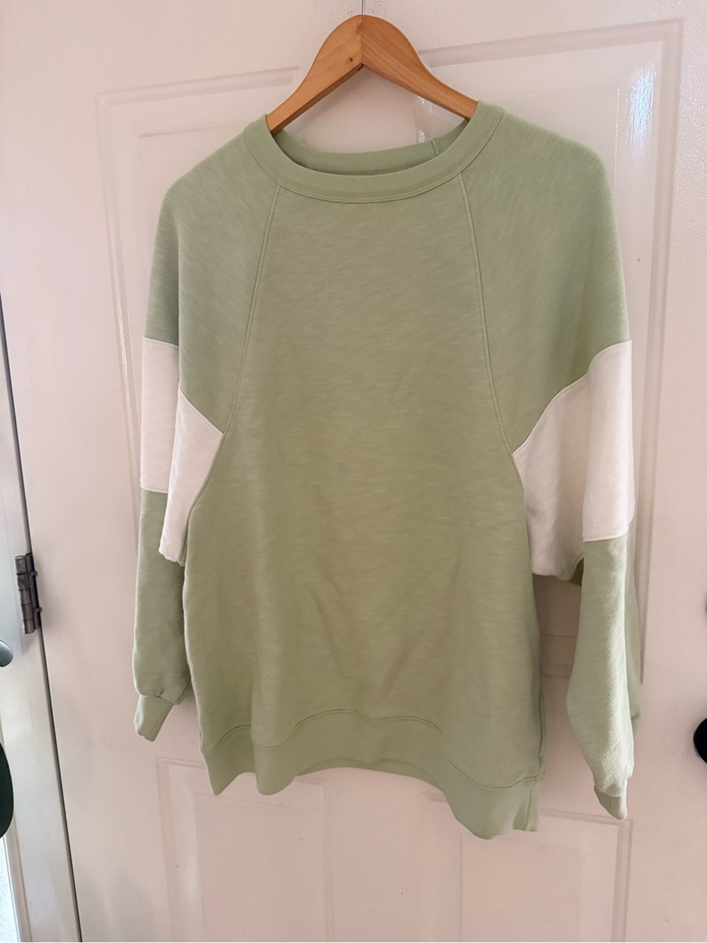 Madewell Light Sage Green Crewneck Sweatshirt